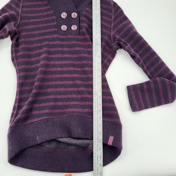Mountain Hardwear Sevina Hooded Sweater Women's Size Small Purple Y2K - Picture 4 of 9